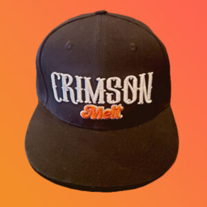 Crimson Melt Unisex Snapback Hat - Flat Bill Baseball Cap