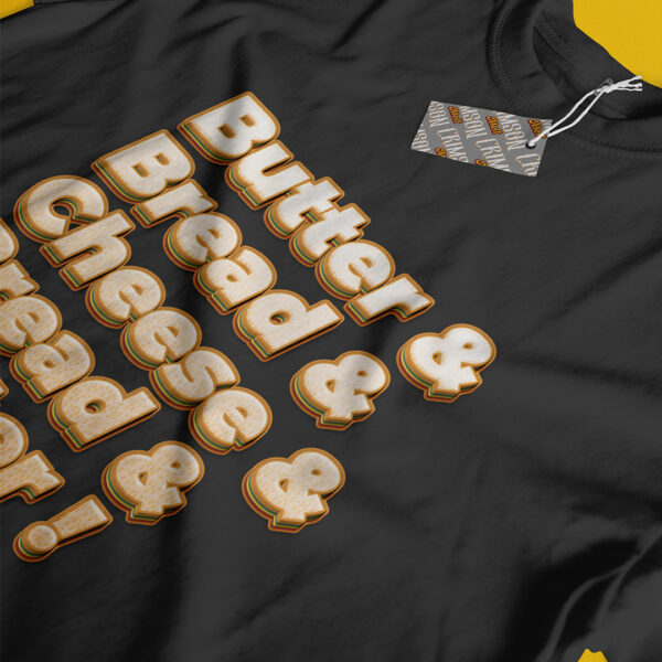 Bread & Butter & Cheese Tee Close Up